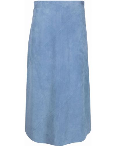 Falda de ante Desa 1972 azul