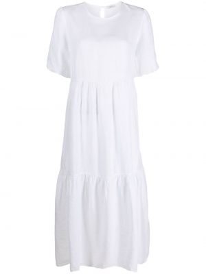 Biała sukienka midi Peserico