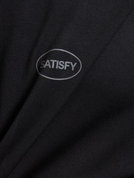 Тениска Satisfy черно