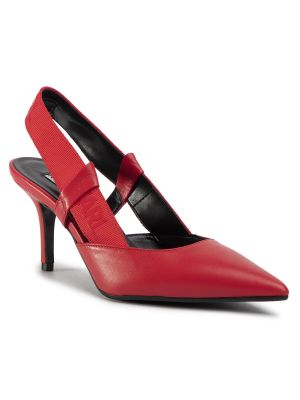 Sandále Karl Lagerfeld červená
