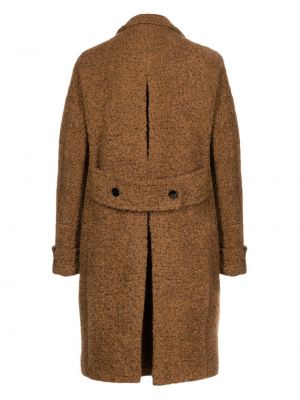 Manteau avec applique Gabriele Pasini marron