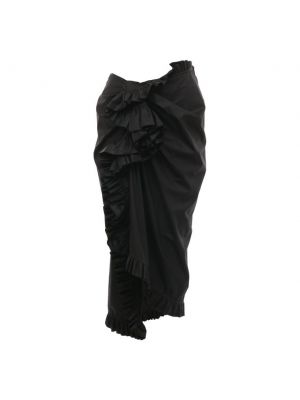 Хлопковая юбка Dries Van Noten черная