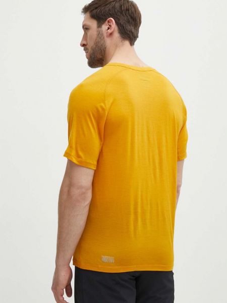 Спортивна однотонна футболка Smartwool помаранчева
