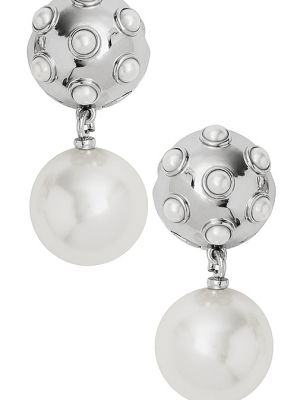 Gepunkteter ohrring mit perlen Marc Jacobs silber