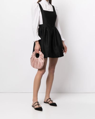 Mini vestido sin mangas bootcut Macgraw negro