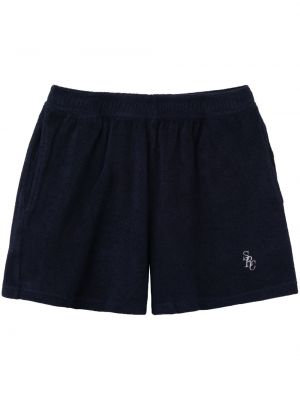 Broderet shorts Sporty & Rich blå