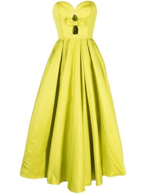 Коктейлна рокля Elie Saab зелено