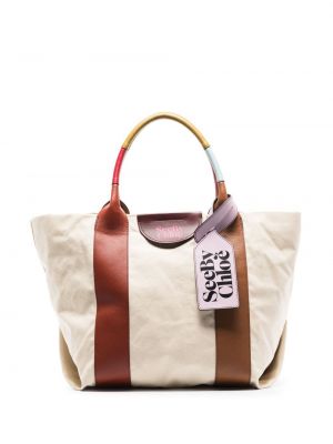 Trykt shoppingbag See By Chloe