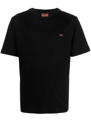 Bavlnené tričko s výšivkou Missoni čierna