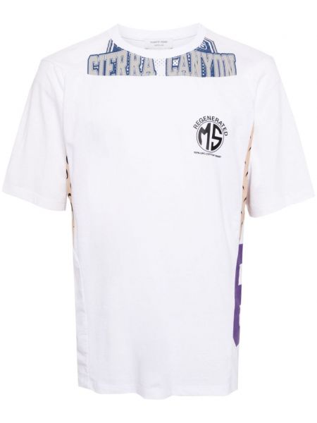 T-shirt en coton Marine Serre blanc