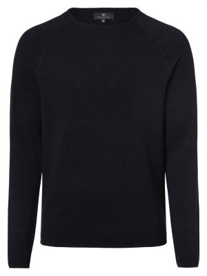 Sweter bawełniany Nils Sundström niebieski