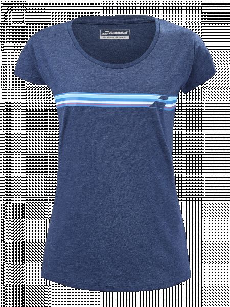 Pruhované tričko Babolat modré