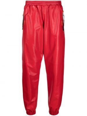 Δερμάτινο αθλητικό παντελόνι Moschino
