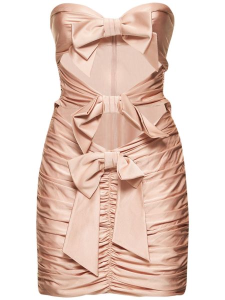 Мини рокля от джърси Alexandre Vauthier розово