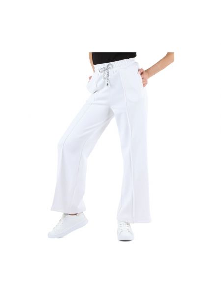 Pantalones de chándal con bordado Richmond blanco