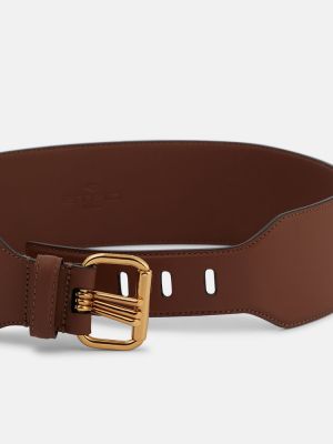 Cinturón de cuero Etro marrón