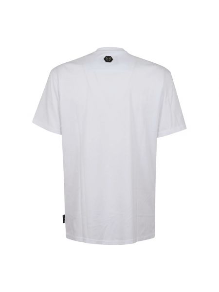 Camiseta de cuello redondo Philipp Plein blanco