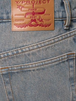 Jeans taille basse large Y/project bleu