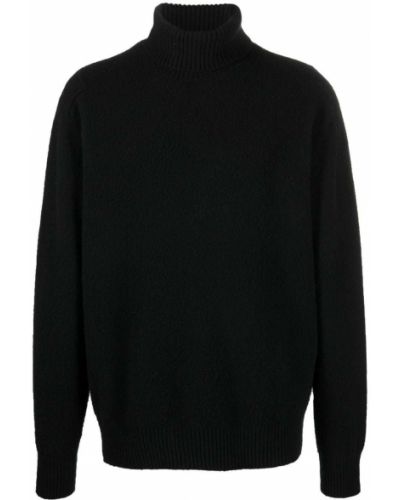 Пуловер бродиран Oamc черно