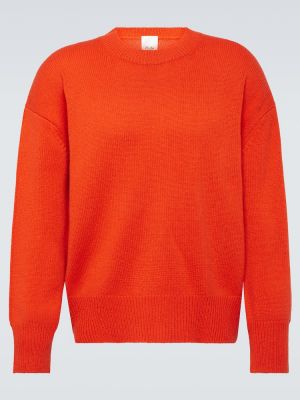Sweter z kaszmiru Allude czerwony
