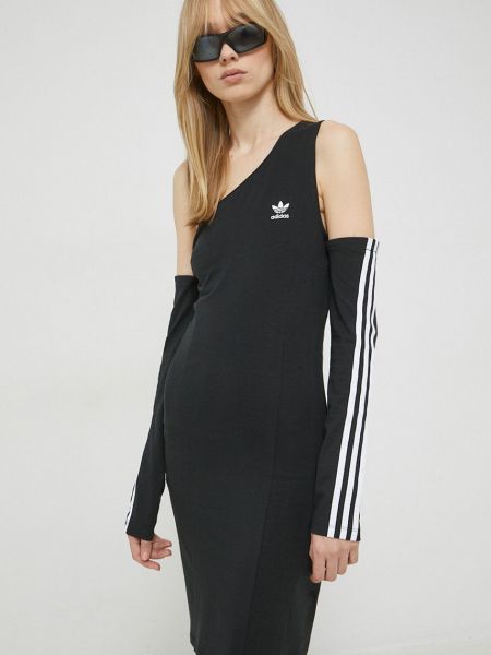 Sukienka mini dopasowana Adidas Originals czarna