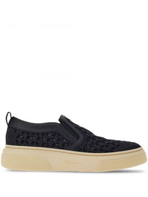 Sneakers med slip-on Ferragamo svart