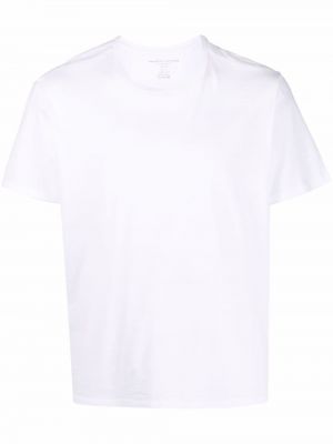 Βαμβακερή μπλούζα Majestic Filatures λευκό