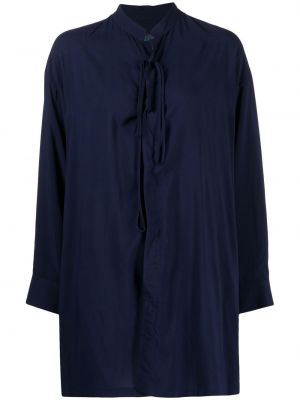 Długa koszula Yohji Yamamoto niebieska