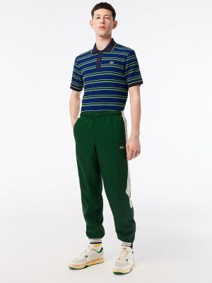 Pantalones de chándal con estampado Lacoste verde