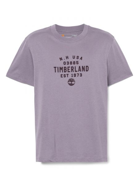 Marškinėliai Timberland violetinė