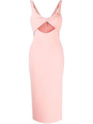 Sukienka midi Bec + Bridge różowa