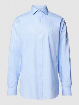 Koszula slim fit Polo Ralph Lauren błękitna
