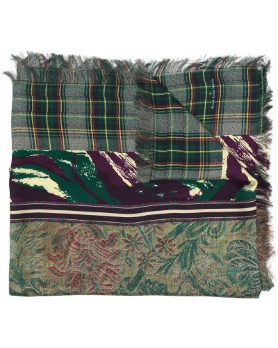 Pañuelo de seda con estampado Pierre-louis Mascia verde
