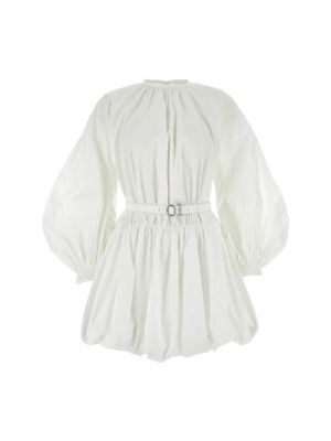 Sukienka mini bawełniana Jil Sander biała