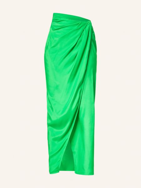 Hedvábné dlouhá sukně Gauge81 zelené