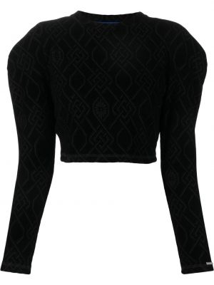 Пуловер Koché черно