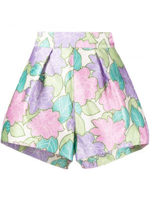 Geblümte shorts mit print Alemais lila