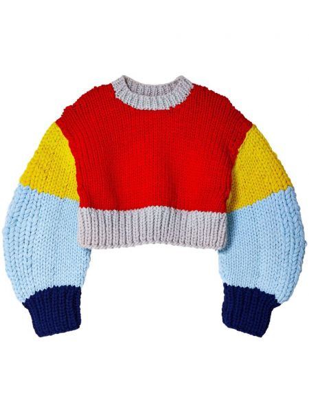 Вълнен пуловер Loewe червено