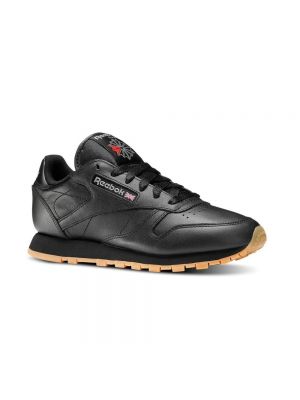 Δερμάτινα sneakers Reebok μαύρο