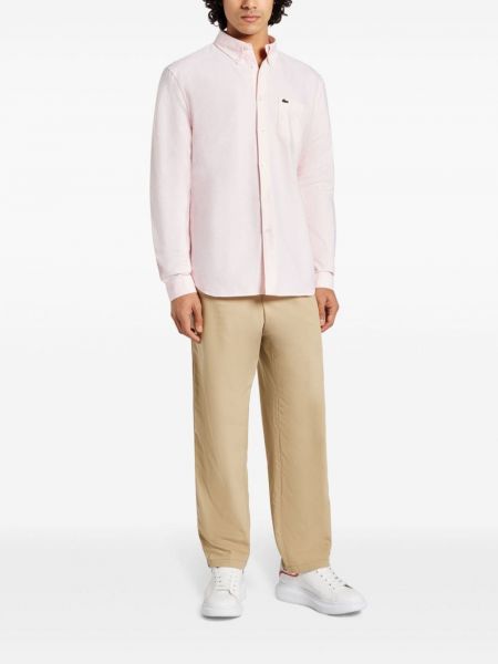 Kokvilnas krekls Lacoste rozā