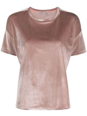 T-shirt avec manches courtes Herno rose