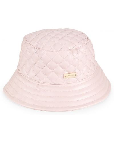 Кожаная шапка Alexia Admor, розовая