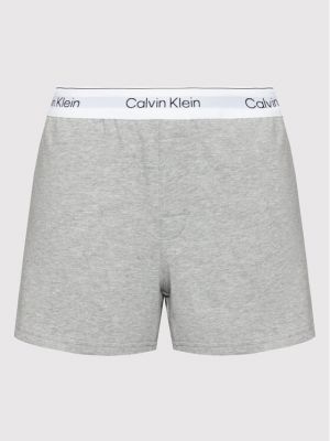 Priliehavé šortky Calvin Klein Underwear sivá