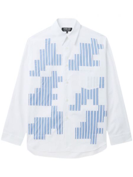 Βαμβακερό πουκάμισο Comme Des Garçons Homme Deux λευκό