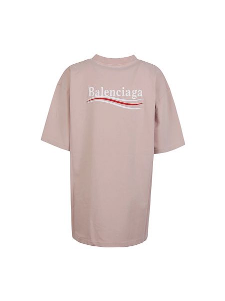 Polo Balenciaga różowa
