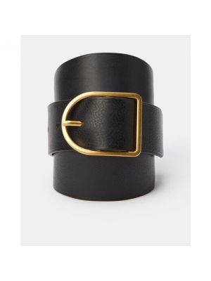 Cinturón de cuero Maison Boinet negro