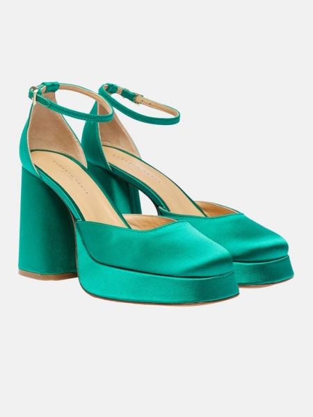 Туфли с ремешком на щиколотке Roberto Festa зеленый