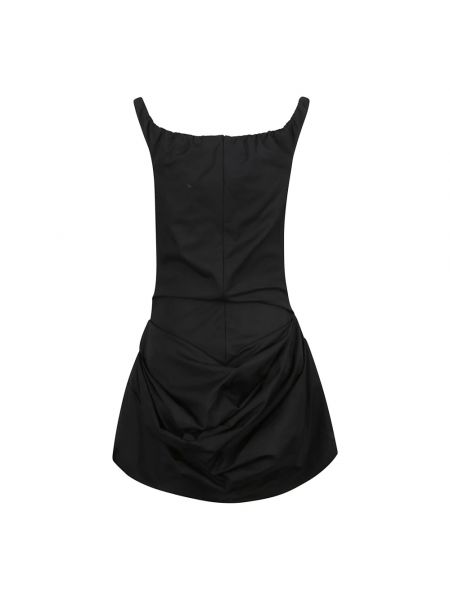Mini vestido de algodón Magda Butrym negro