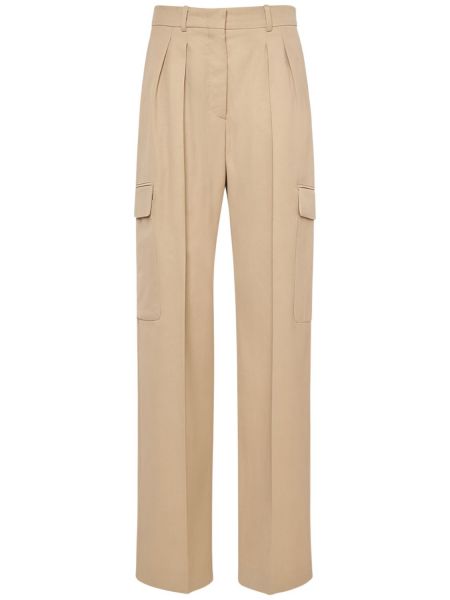 Pantalones cargo de algodón Sportmax