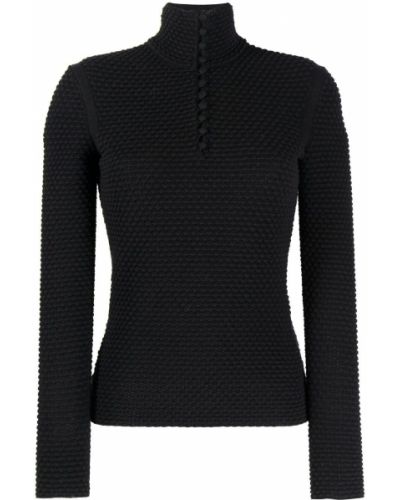 Pullover mit geknöpfter Ferragamo schwarz